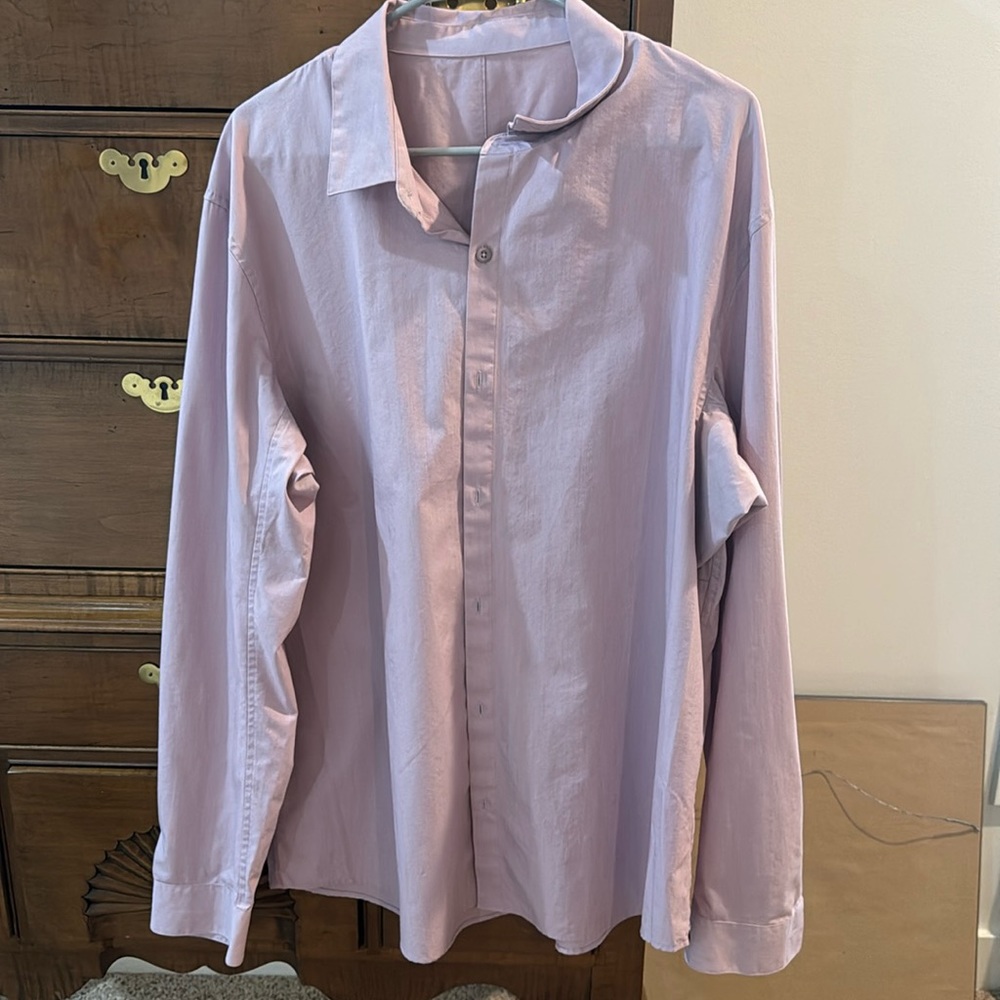 Lululemon live in practice button shirt